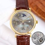 Swiss Replica IWC Portofino Moonphase SS Grey Dial Rose Gold Case Watch